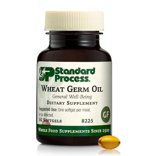 standard_process_inc Standard Process Wheat Germ Oil Supports Antioxidant Activity Immune Health Supports Exercise Activity Body Health Cellular Function GlutenFree NonDairy NonSoy 60 Softgels - Image 2
