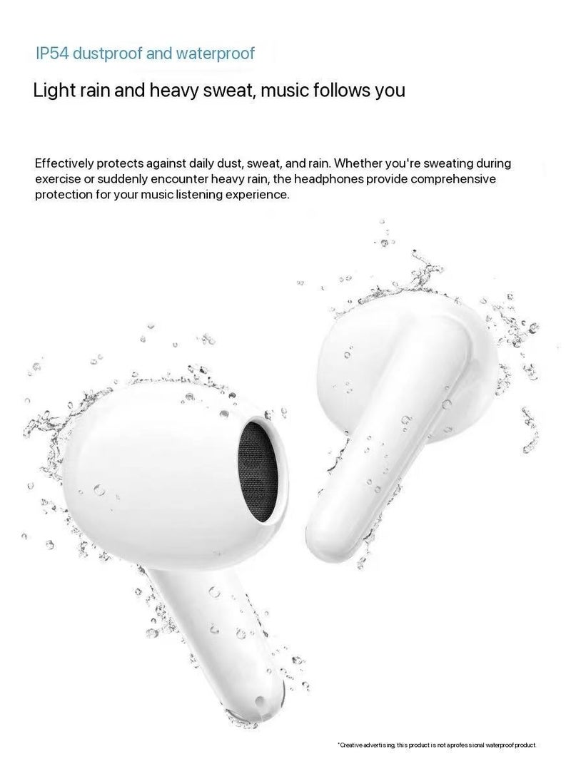 فيفو vivo TWS A4 سماعات بلوتوث لاسلكية حقيقية - تصميم نصف في الأذن صغير خفيف جداً، جودة صوت عالية الوضوح مع تأخير منخفض، سماعات سماعات شاملة للألعاب والموسيقى والمكالمات - Image 5