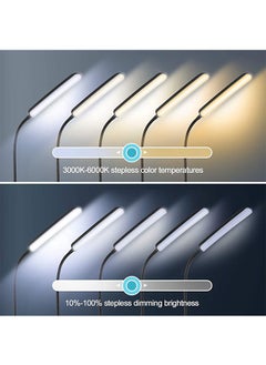 لينند مصباح أرضي LED، مصابيح أرضية ساطعة 15 وات لغرفة المعيشة مع مؤقت ساعة واحدة، ألوان قابلة للتعديل 2000K-6000K ومصباح قائم مع جهاز تحكم عن بعد ومصابيح أرضية للقراءة  - Image 5