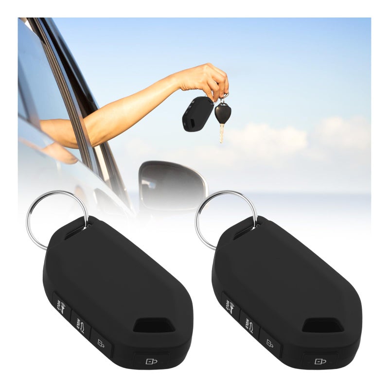 wedfish 2PCS Compatible with Kia Key Fob Cover5 Buttons Car Keys CoverCompatible with Kia Telluride Accessories Key Fob Case - Image 3