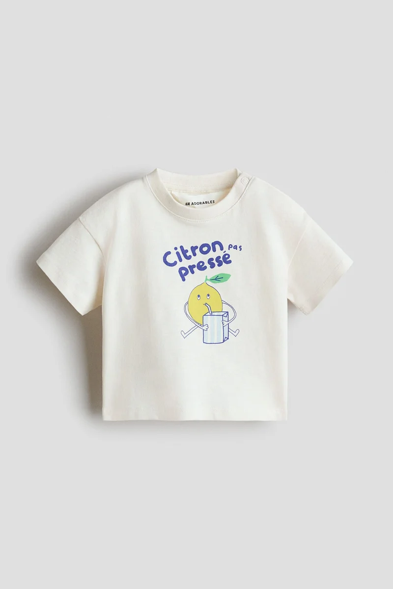 H&M Embroidery-detail T-shirt