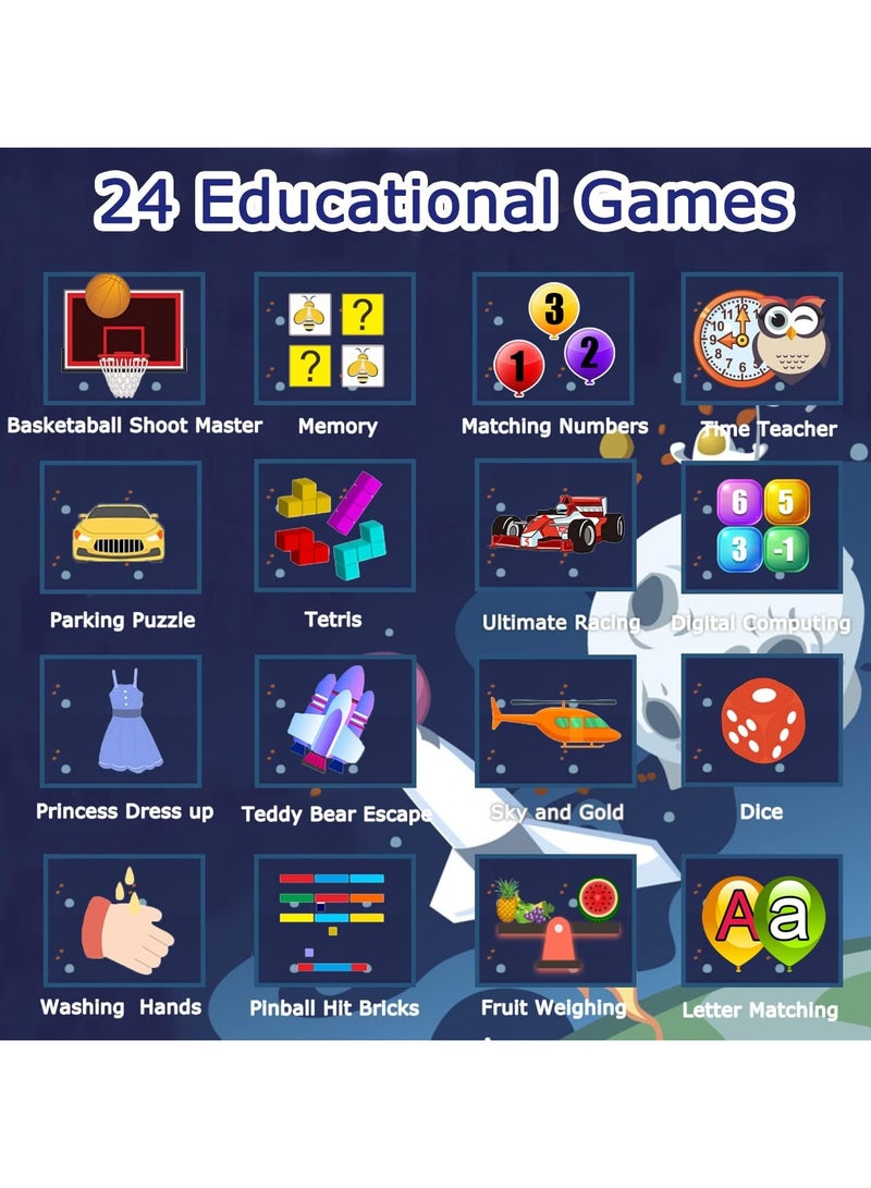 Smartbarry Kids Smart Watch with 24 Games, HD Touch Screen, Camera, Music & Video Player, Pedometer, Alarm Clock, Flashlight, Smart Game Watch for Boys & Girls Ages 3-12 - Image 3