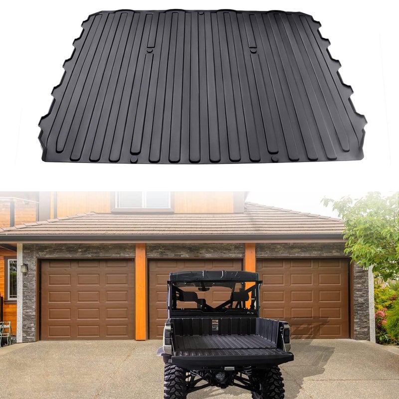 Ranger Rubber Bed Mat LinerCPOWACE TPE Rear Cargo Bed Mat TPE Slush Liner Compatible with Polaris Ranger XP 1000 Crew 20182024 Accessories All Weather Protect