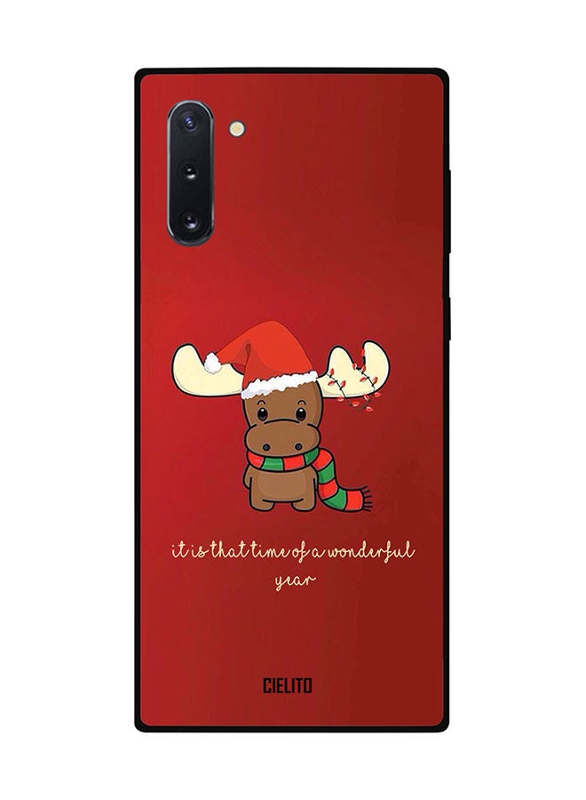 NIBEMINENT Protective Case Cover For Samsung Note 10 Santa Deer