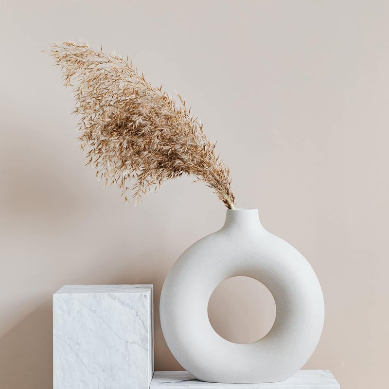 Kocat 30 PCS Boho Decor, Fluffy Pompas Grass, Natural Dry Pampas Grass Small, Short Pampass Bulk for Boho Room Decor, Coffee Table Decor (17 inch ) - Image 5