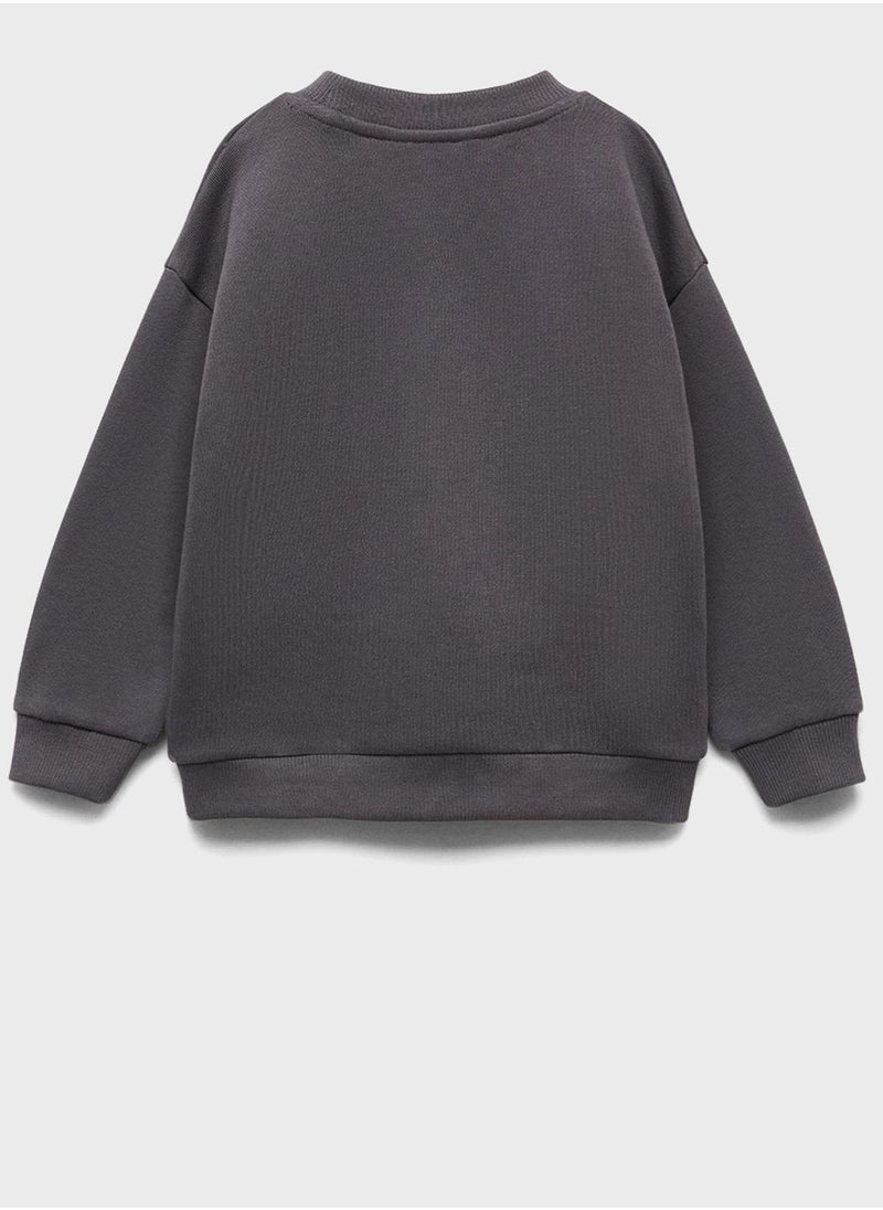 MANGO - Infant Elephant Sweatshirt - Image 1