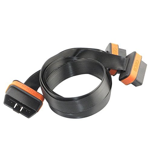 OLLGEN كابل تقسيم OLLGEN 3.3 قدم/1 متر OBD2، 1 كابل تقسيم ذكر إلى 2 أنثى OBD-II، محول كابل تشخيص السيارة فائق النحافة، موصل OBD2 بـ 16 دبوس - Image 5
