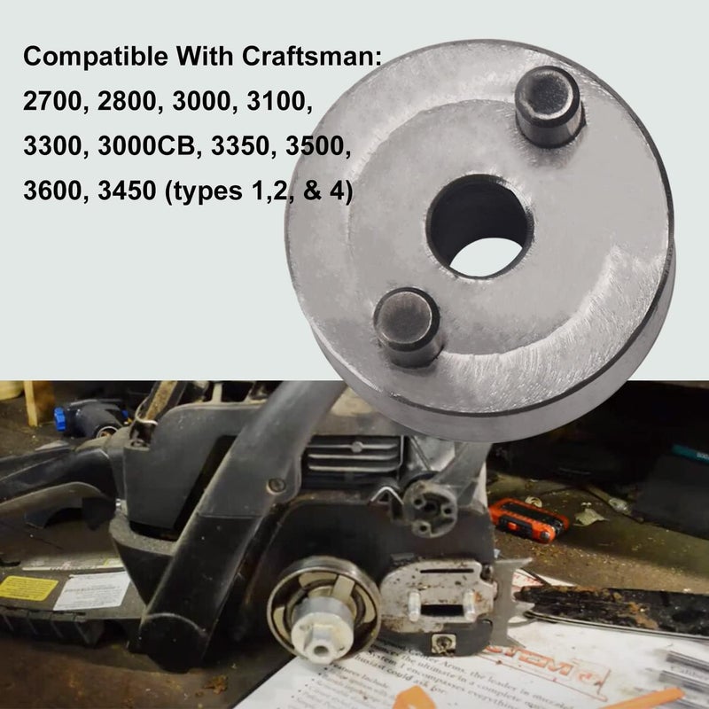 Haiouus 530031116 Clutch Removal Tool Compatible with Husqvarna Poulan Chainsaws, Fits 2700, 2800, 3000, 3100, PP285, PP330, PP336C, PP365 (1 Pack) - Image 4