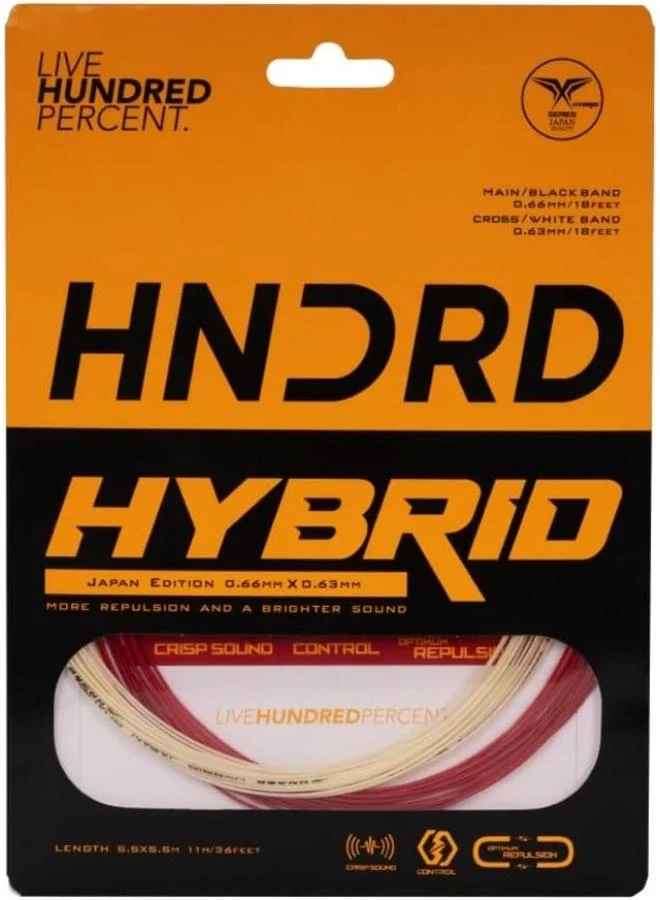 هندرد خيط تنس الريشة الهجين المائة