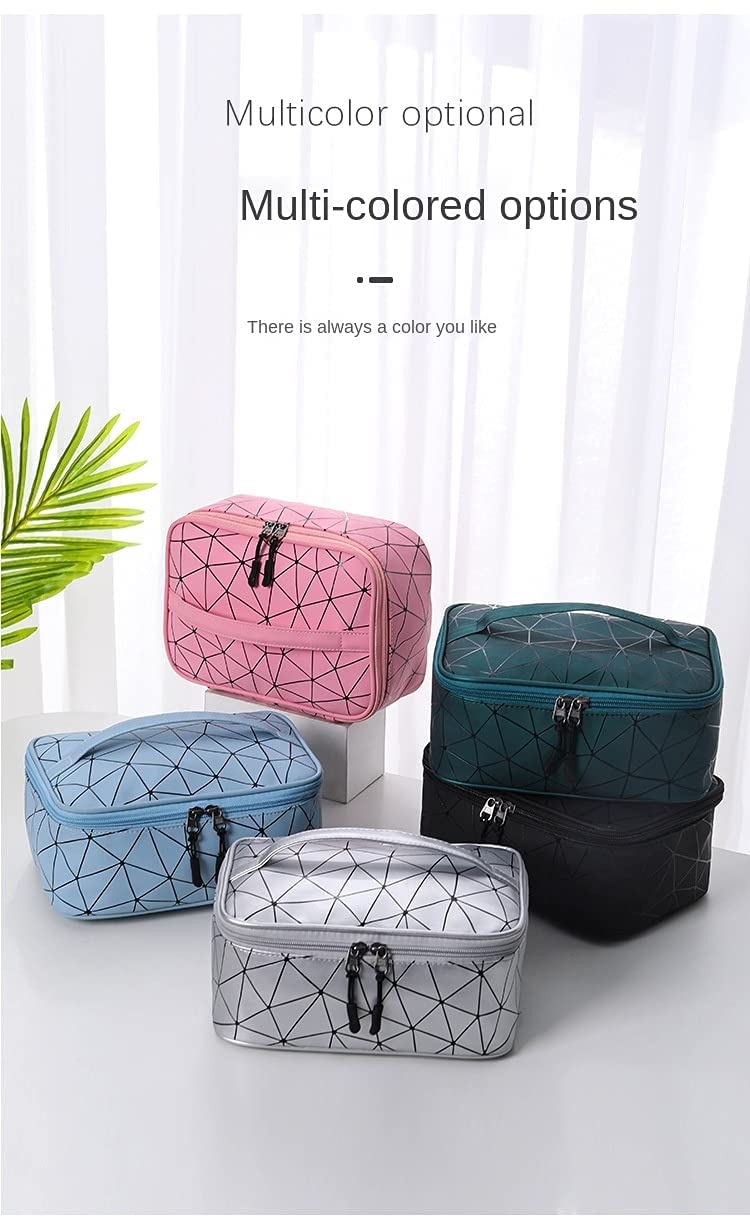 HOMENITY  Multipurpose Cosmetic Travel Pouch for Women Makeup Organizer Bag Toiletry Bag for Women - Image 4