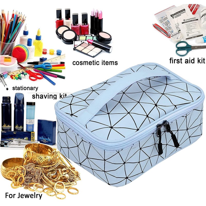 HOMENITY  Multipurpose Cosmetic Travel Pouch for Women Makeup Organizer Bag Toiletry Bag for Women - Image 3