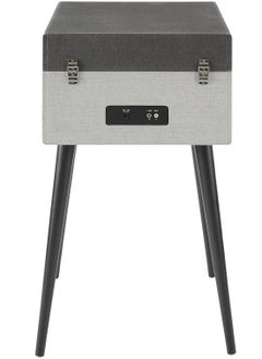 Crosley Crosley CR6233F-BK Dansette Bermuda Bluetooth in/Out Portable Vinyl Record Player Turntable with Aux-in, Black  - Image 4