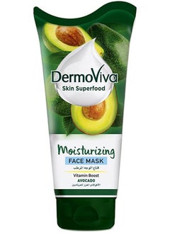 Dermoviva Moisturizing Face Mask Vitamin Boost Avocado Rich in Natural Oils and Vitamin E Helps Hydrate and Retain Essential Moisture -150ml