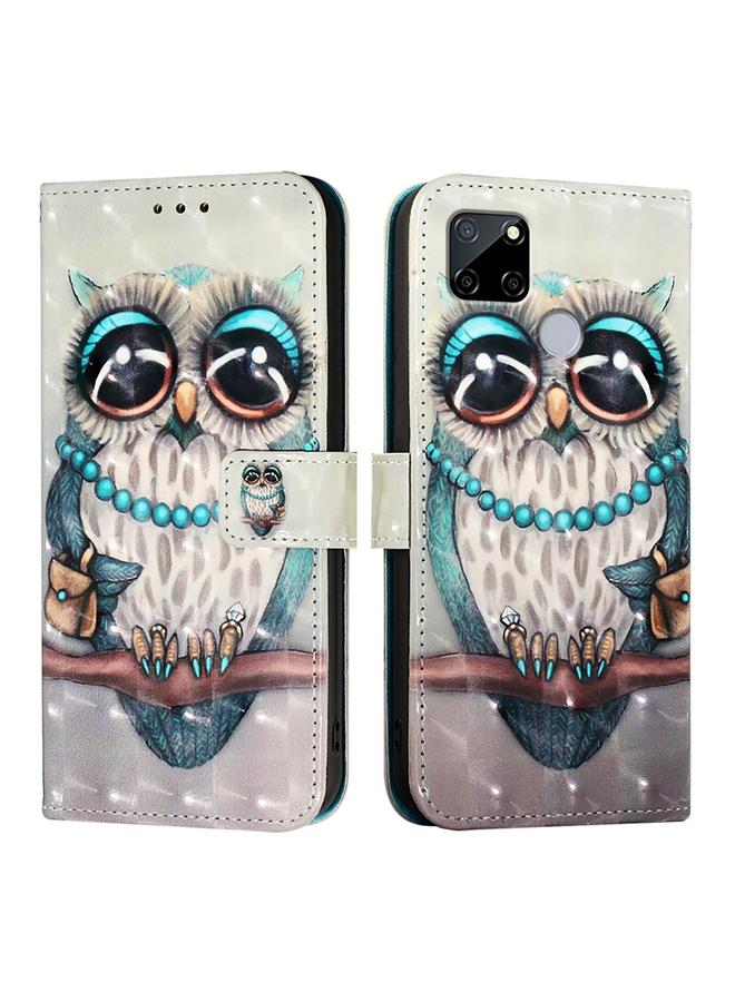 اس-توب جراب لهاتف Realme C25 / C25s / C15 / C12 / 7i جراب هاتف جلدي عالمي ثلاثي الأبعاد قابل للطي أفقيًا - Image 2