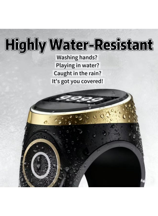 Zikr Ring, Smart Tasbih Zikr Ring， Ring Count Reminder, Muslim Prayer Timing Reminder, OLED Display - Image 5