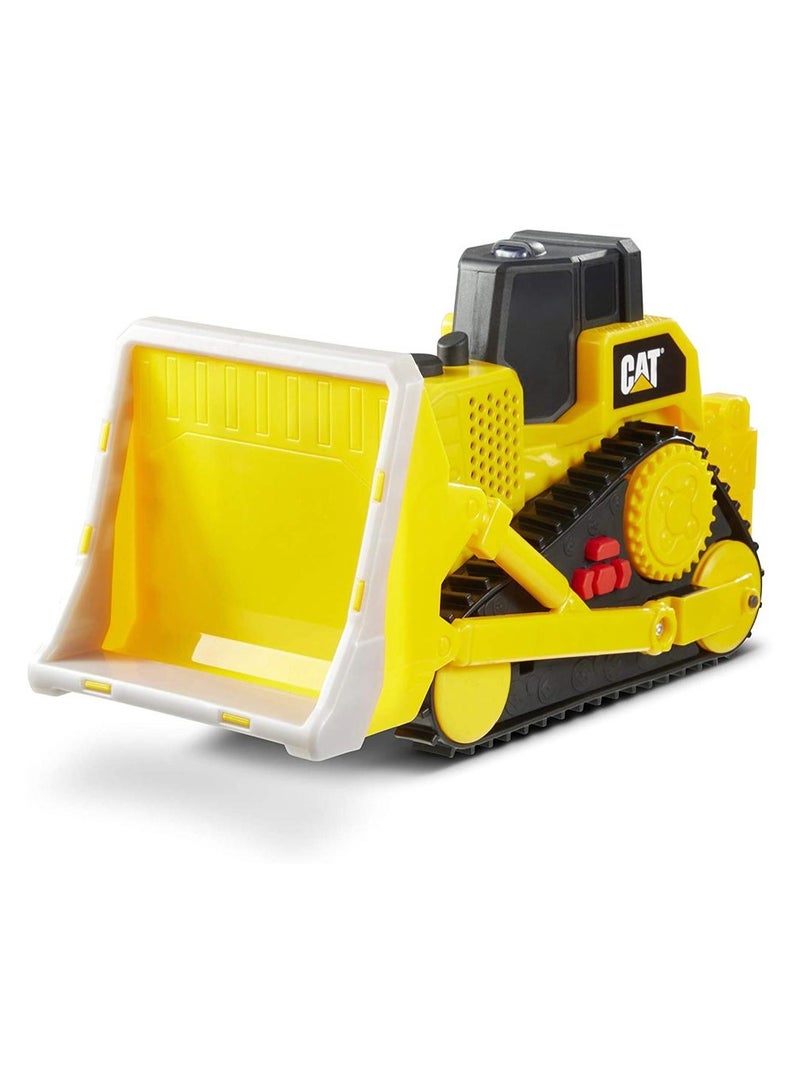 CATERPILLAR CAT Tough Machines 10-Inches Battery Operated, Assorted 1 Piece (Style May Vary) Battery Operated | Realistic Lights & Sounds | Dump Truck, Wheel Loader & Bulldozer | Construction Vehicle | Collectible Play Vehicle for Kids - Image 4
