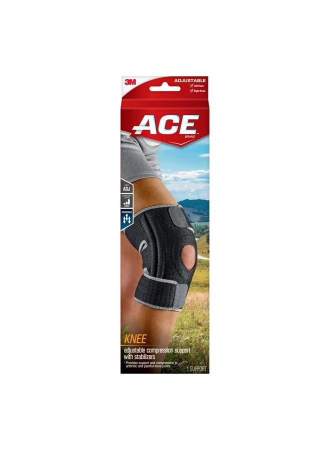 ACE Brand Knee Brace with Dual Side Stabilizers, America's Most Trusted Brand of Braces and Supports, Money Back Satisfaction Guarantee - Image 2