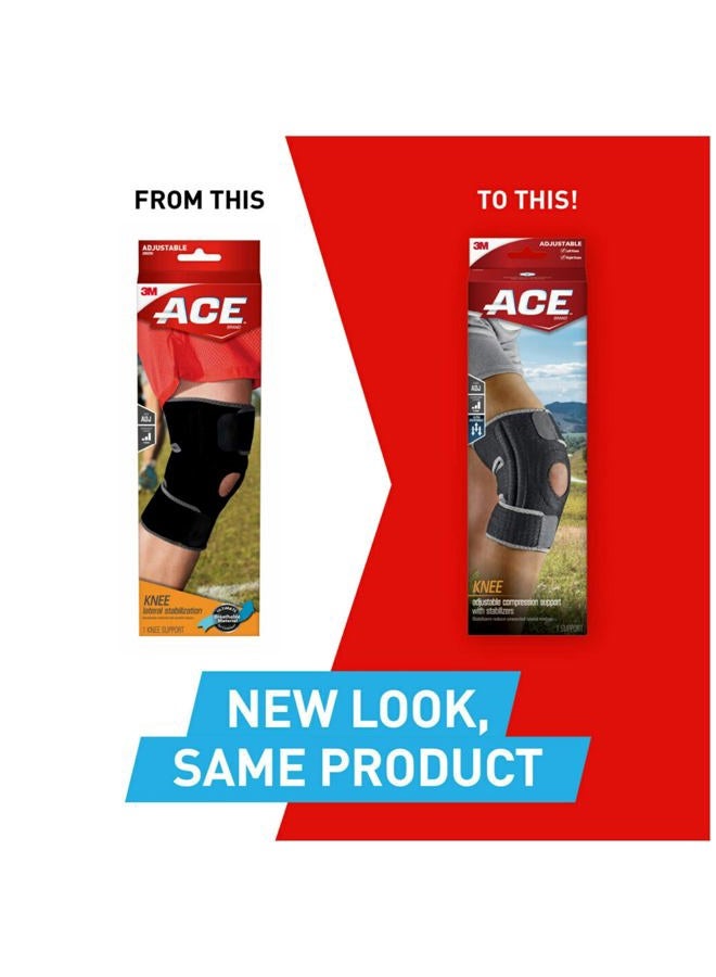 ACE Brand Knee Brace with Dual Side Stabilizers, America's Most Trusted Brand of Braces and Supports, Money Back Satisfaction Guarantee - Image 3
