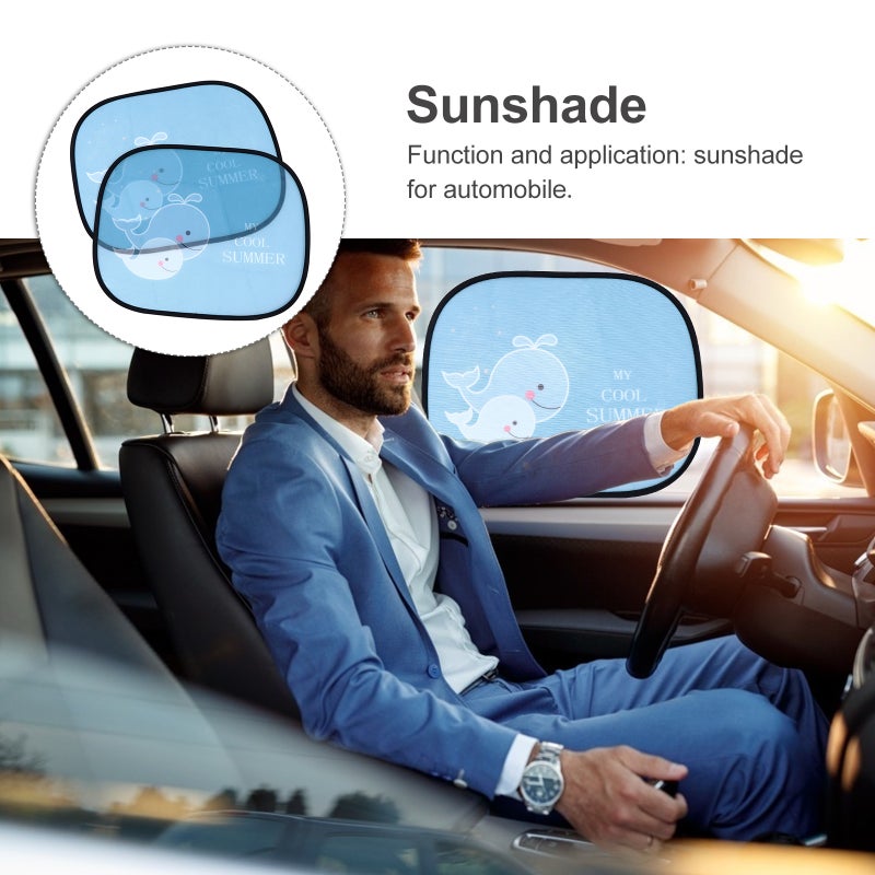🚗 واقي شمس نافذة سيارة شبك نايلون للاستخدام في المقعد الخلفي عدد 2 - Image 4