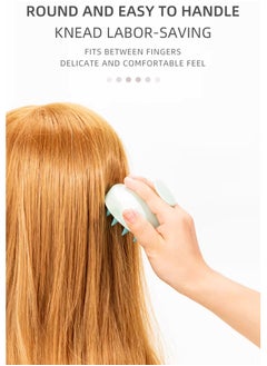 VIUAUAX Soft Silicone Hair Massage Brush - Silicone Shampoo Hair Brush - Hair Washing Comb, Silicone Scalp Massager Shampoo Brush, Silicone Teeth Hair Scalp Soft Massage Brush,Skin-friendly, Soft And Comfortable, Exfoliates Scalp Dead Skin, Wet Dry Hair Massager for All Hair Types of Women  Pink  - Image 5