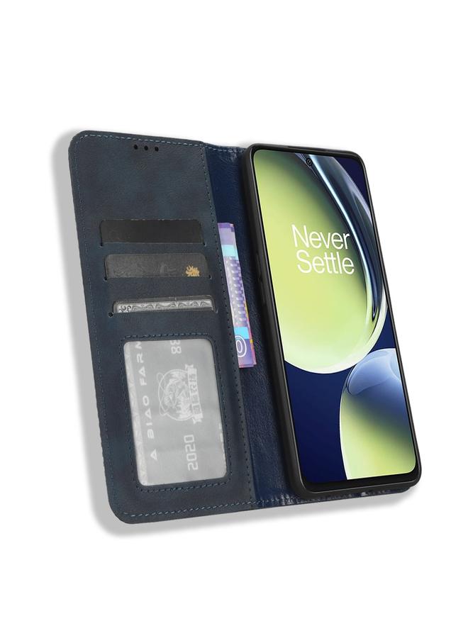 S-TOP Case For OnePlus Nord CE 3 Lite Magnetic Buckle Retro Texture Leather Phone Case - Image 4