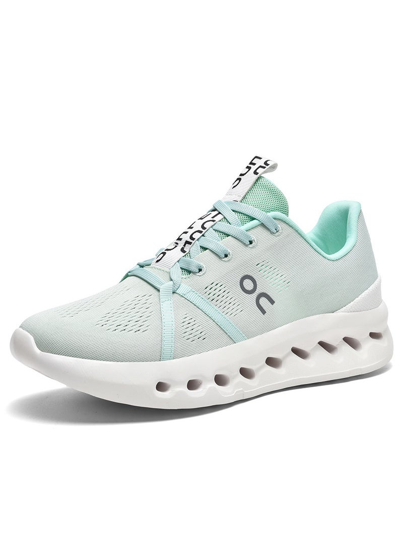 Generic - 2024 Spring Mens Cushioned Sneakers Large Size Black and white - Image 1