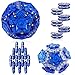 RoomyRoc Magnetic Fidget Sphere Magnets Balls Crystal Diamond Blue Magnet Fidgets Toy 12 Piece Set Creativity Beyond Imagination Inspirational Recreational Desk Toys for Adults - Image 3