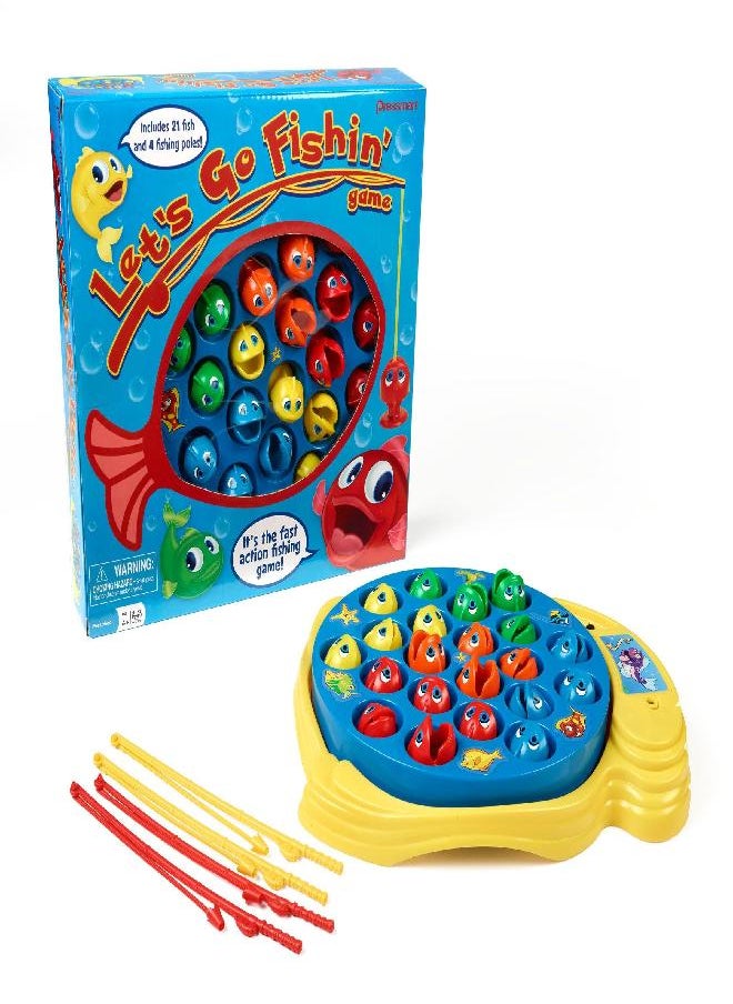 Pressman - Let's Go Fishin' Game by Pressman - The Original Fast-Action Fishing Game! - Image 1