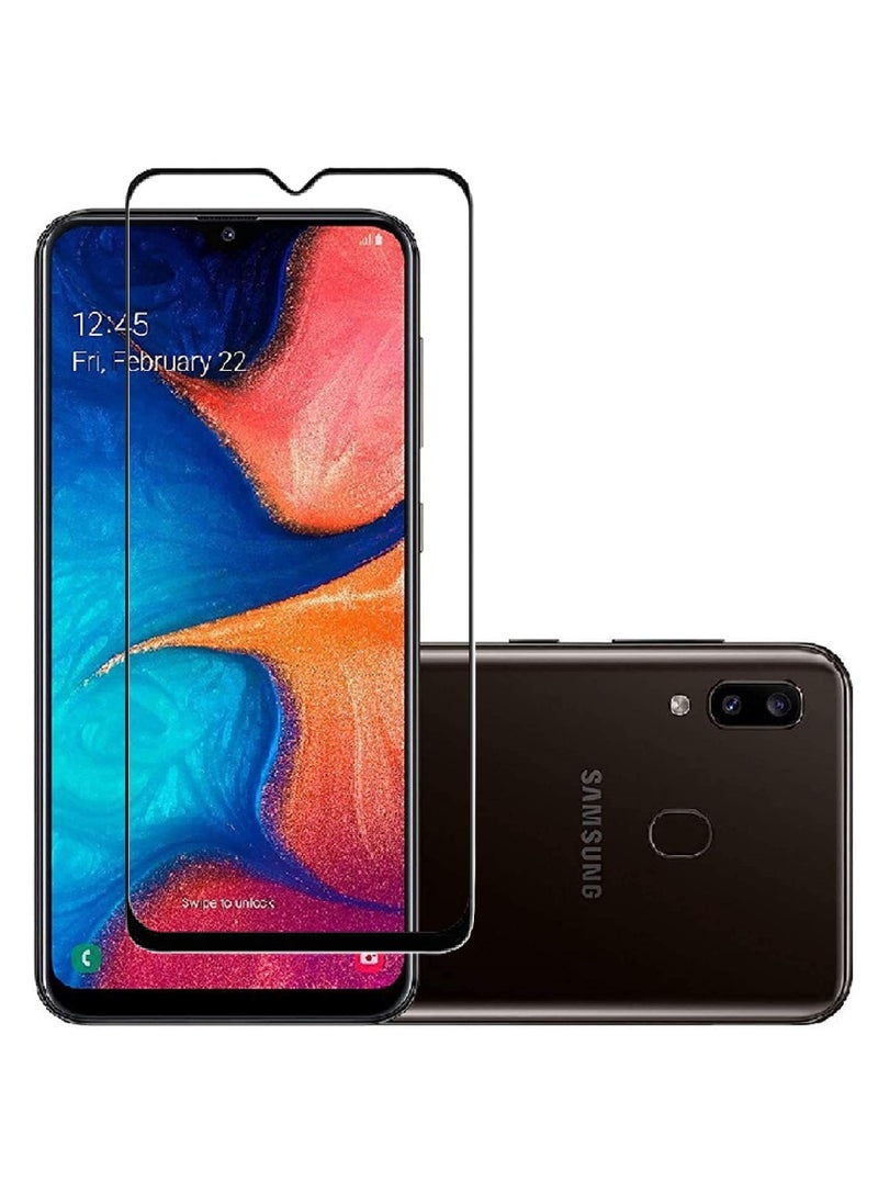 AINA Tempered Glass Screen Protector 5D Designed For Samsung Galaxy A20 Full Glue Edge to Edge Full Screen Coverage And Bubble Free - Image 1