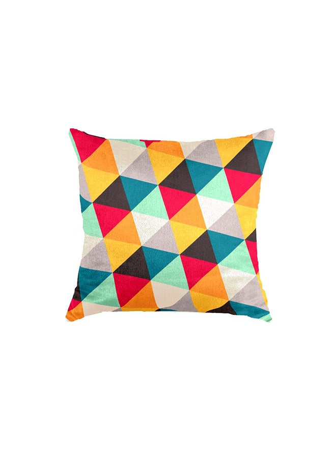 RIZARIES SuperSoft Colorful Small Triangle Throw Cushion - Image 1