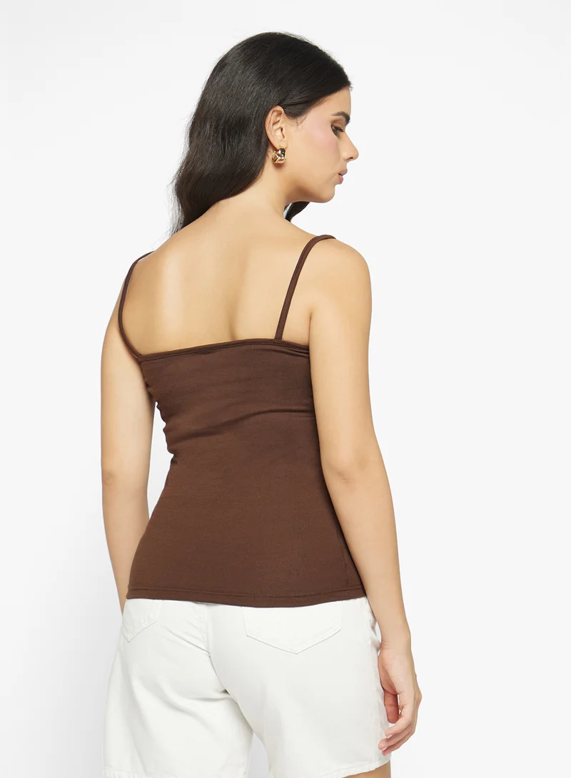 Ginger Basics Cotton Cami Vest