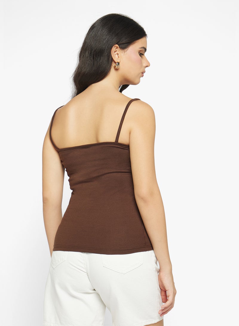 جينجر بيسيكس بلوزة كامي قطنية - Image 2