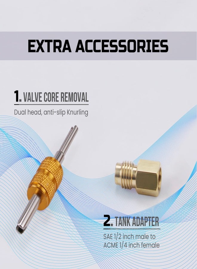 Lichamp R134a Can Tap, Automotive R 134a Self Sealing Can Tap and Puncture AC Freon Can 134a Adapter Fittings, TA02 - Image 3