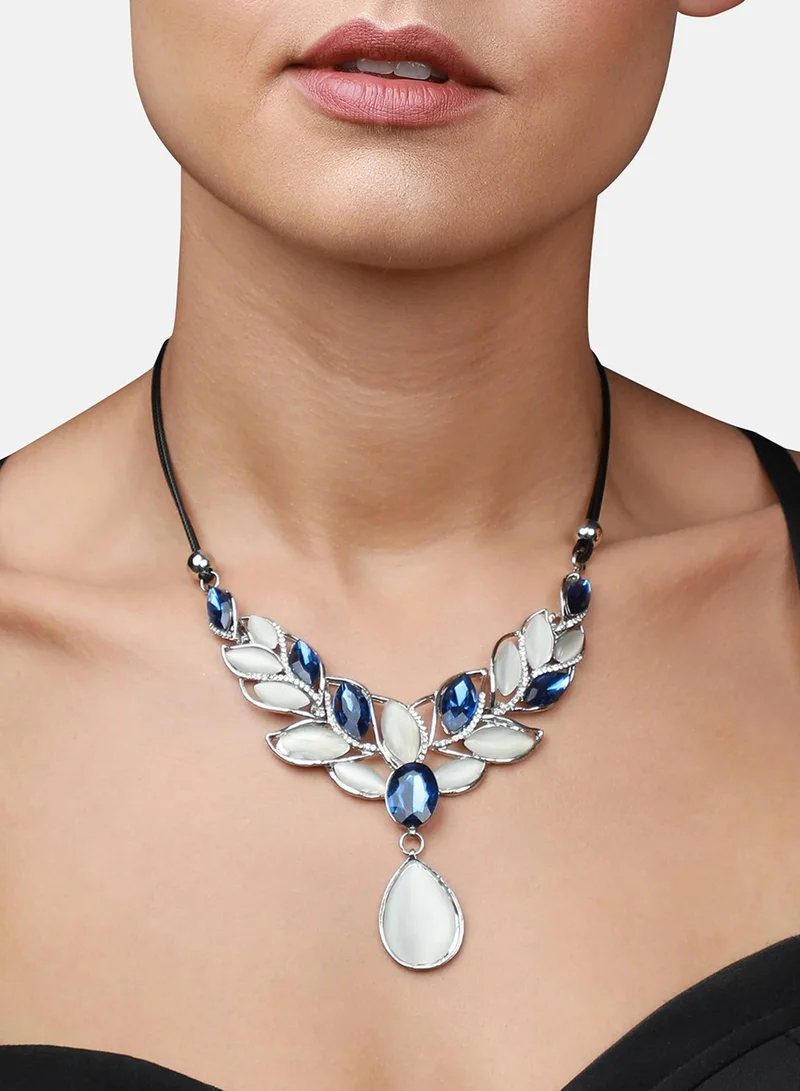 SOHI Party Stone Artificial Necklace Jewellery