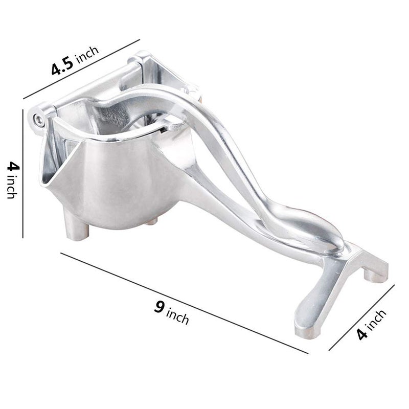 SHREEJIIH Stainless Steel Manual Juicer Alloy Fruit Hand Squeezer Heavy Duty Lemon Orange Juicer Manual Fruit Press Squeezer Fruit Juicer Extractor Tool 1 Pack - Image 4