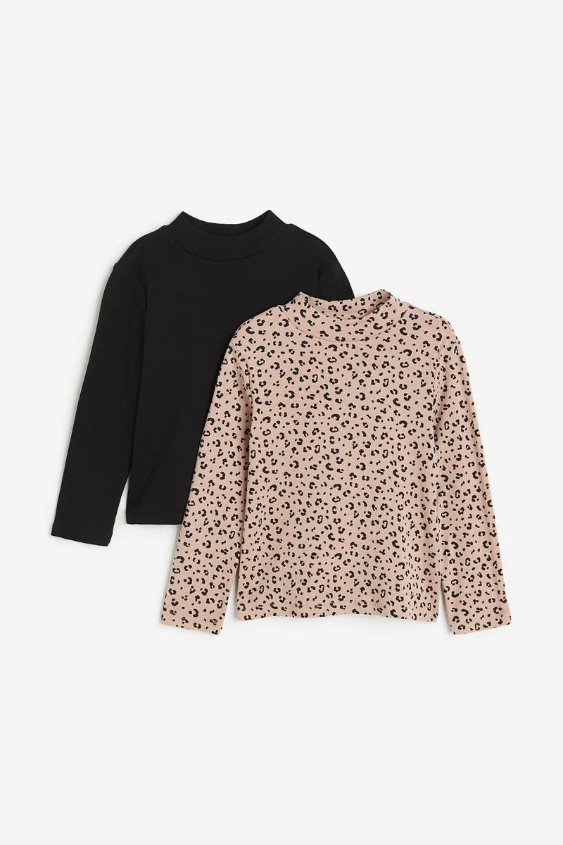 H&M 2-pack polo-neck tops