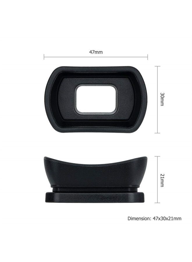 Kiorafoto Soft Silicon Camera Viewfinder Eyecup Eyepiece Eyeshade for Nikon D780 D750 D610 D600 D7500 D7200 D7100 D7000 D5600 D5500 D5300 D5200 D5100 D5000 D3500 D3400 D3300 Replaces DK-21 DK-28 DK-25 24 23 20 - Image 4