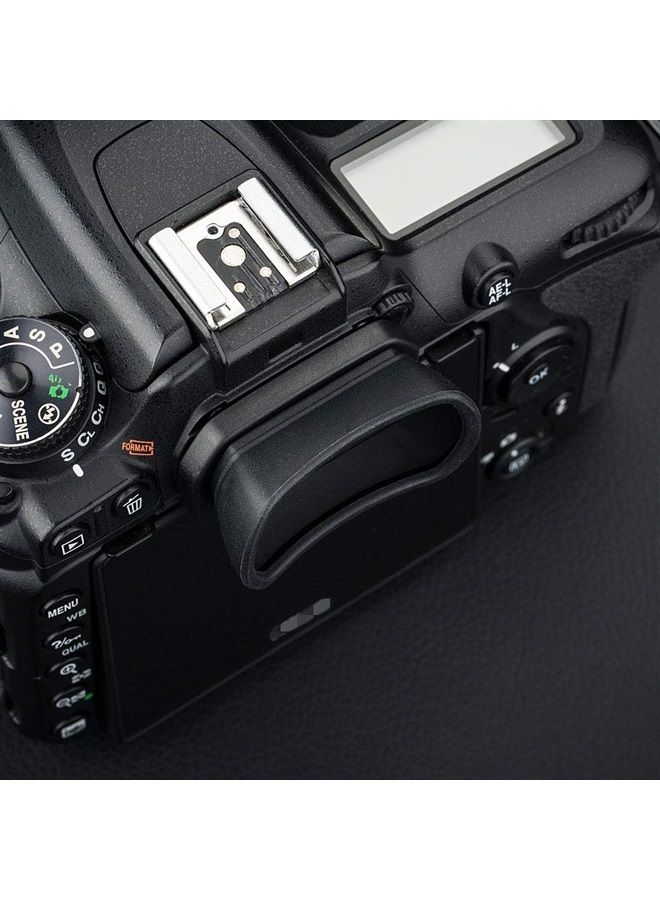 Kiorafoto Soft Silicon Camera Viewfinder Eyecup Eyepiece Eyeshade for Nikon D780 D750 D610 D600 D7500 D7200 D7100 D7000 D5600 D5500 D5300 D5200 D5100 D5000 D3500 D3400 D3300 Replaces DK-21 DK-28 DK-25 24 23 20 - Image 3