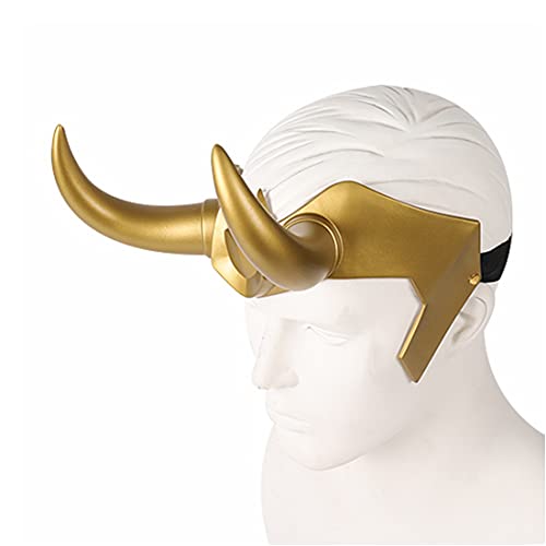 CAFELE Superhero Helmet with Horns, 2021 TV Series Movie Thor Ragnarok Norse Mythology Mask Cosplay Halloween Costume Party Props (L0KI Crown -Gold) - Image 5