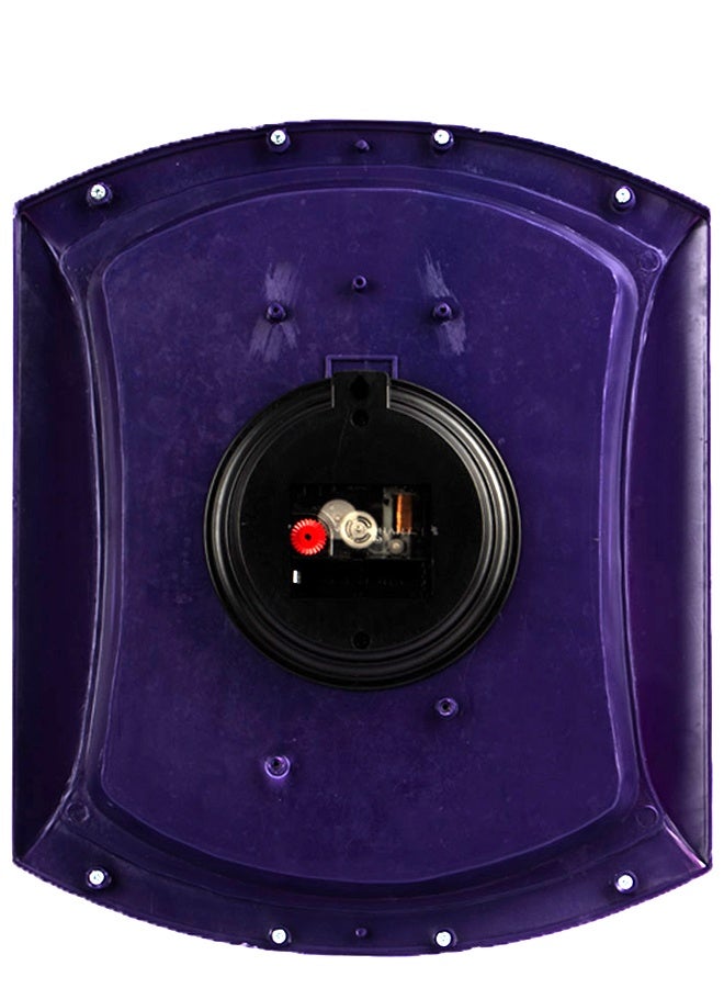 Sonera Wall Clock -7031-Analog -Quartz - Purple Color × White - Image 2