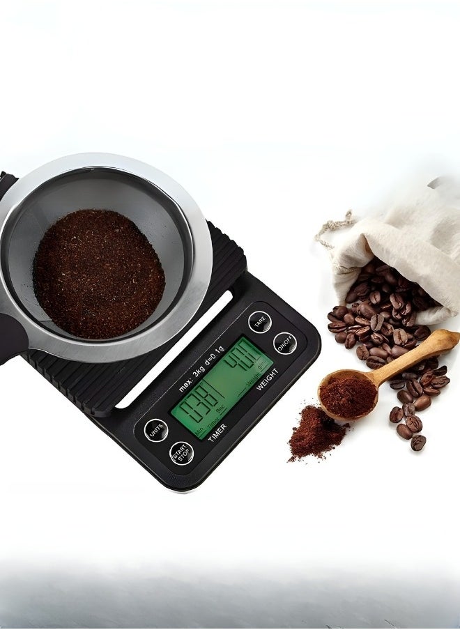 طقم قهوة V60، طقم ملحقات القهوة اليدوية يحتوي على 9 قطع، كلها في حقيبة سفر محمولة