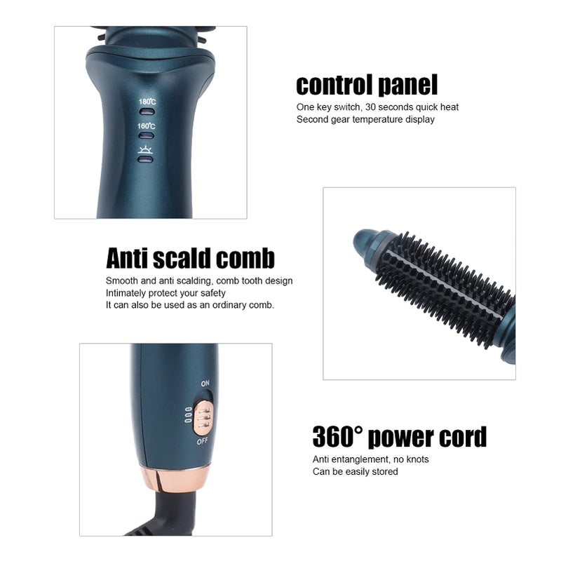 Naroote Curling Iron, Smart 2 in 1 Thermostatic Straight Curly Hair Dual Purpose Curling Brush Portable for Home for Beauty Center - Image 4