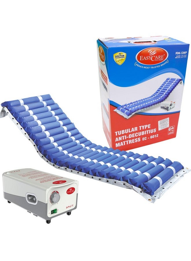easycare EASYCARE PVC Polyvinyl Chloride Anti-Decubitus Bubble Mattress, Air Bed For Patient Bed Sores Prevention - ISO Approved - Weight Capacity Up To 130Kg - Made In India (Blue)  - Image 1