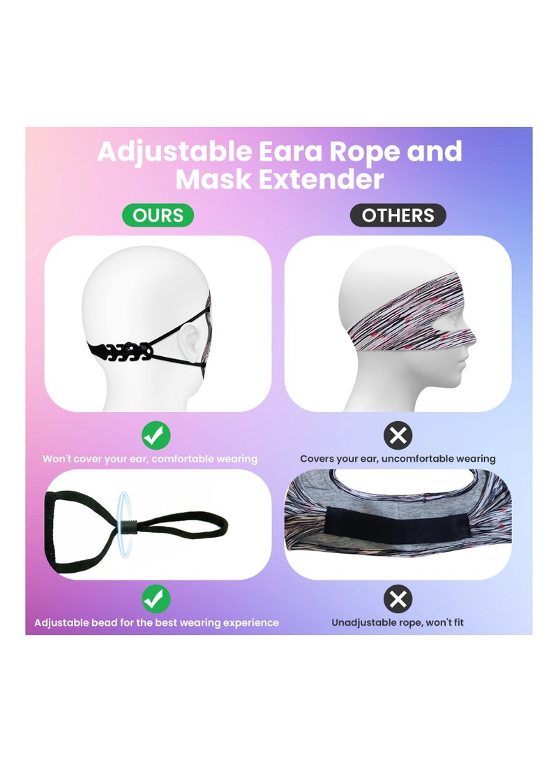 VR Eye Mask Cover, Breathable Sweat Band Designed Adjustable Sizes, Breathable Sweat Band for VR Workout for Mate Quest 2/ for Oculus Rifts/ for HTC Vive Pro 2 (3 pcs) - Image 4