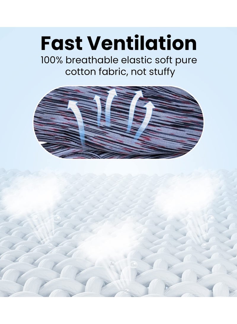 VR Eye Mask Cover, Breathable Sweat Band Designed Adjustable Sizes, Breathable Sweat Band for VR Workout for Mate Quest 2/ for Oculus Rifts/ for HTC Vive Pro 2 (3 pcs) - Image 5