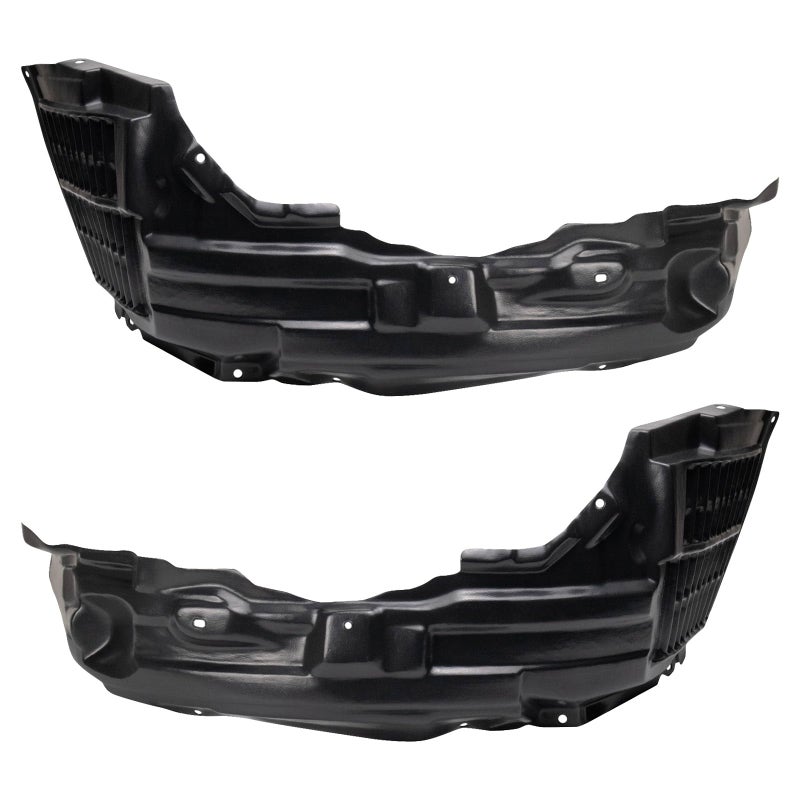TRQ Front Inner Fender Liner Set Compatible with 20102015 Mitsubishi Lancer MI1248131 MI1249131