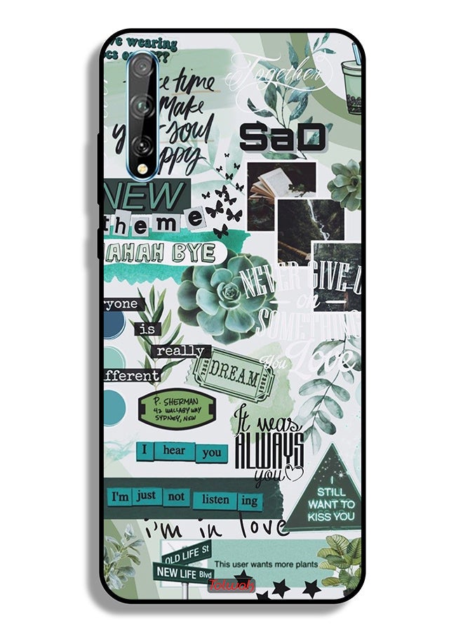 Tolwak Huawei P Smart S Protective Case Cover New Themes - Image 2