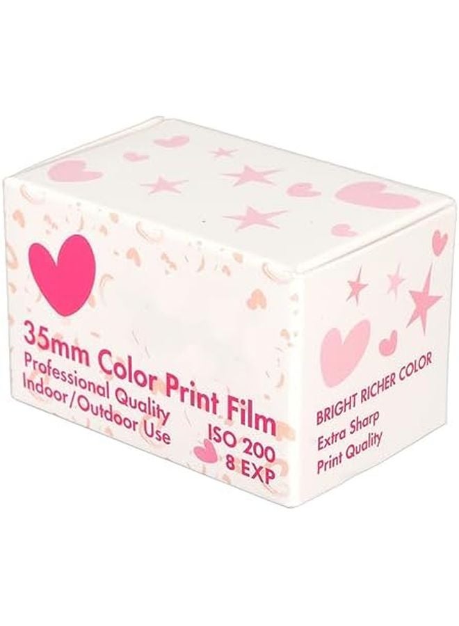 200 Degree Color Negative Film 8 Sheet High Saturation for Portraits Fast Action Low Light - Image 1