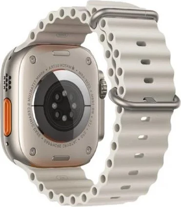 بولهاموبيل Polham 38MM Marine Loop Silicone Band Compatible with Apple Watch 1-2-3, Ultra Light and Comfortable Strap