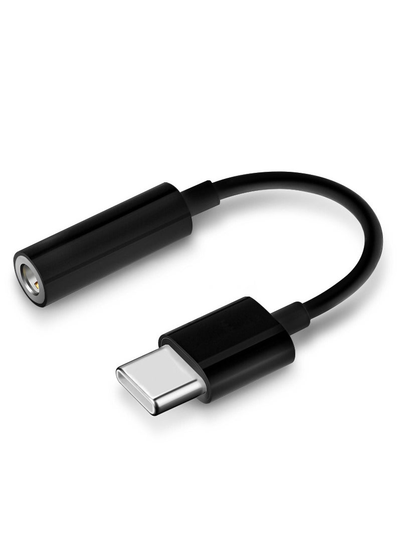 Generic - Type-C to 3.5mm Audio Adapter for Apple Huawei Typec 2-in -1 double C ports (charging, listening to songs, wire control) - Image 1